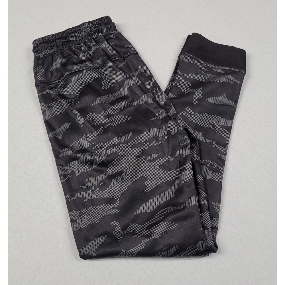 Burnside Men's Tech Performance Fleece Joggers Style BA8554 Black Camo Size M